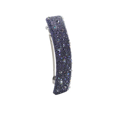 Barrette large cristaux Swarovski® FRAGRANCE kaki