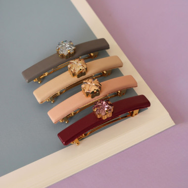 Leather & crystal small...